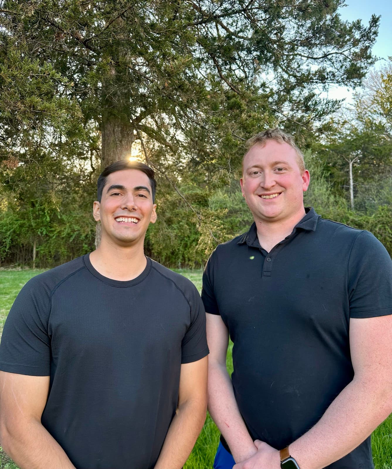 Thomas Rizzie and Javier Garcia, co-founders of True AI Consulting